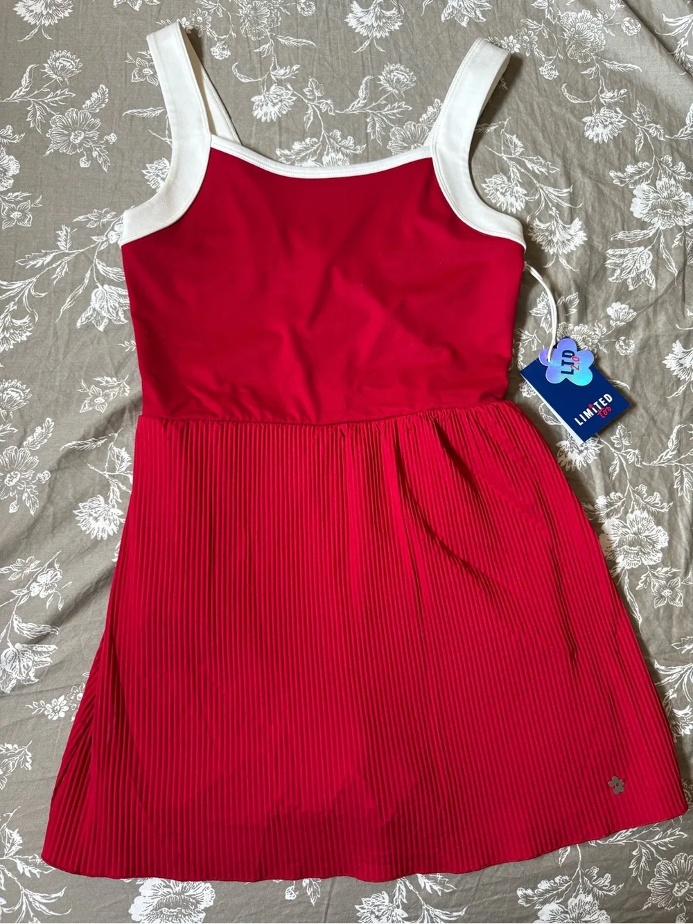 ❤️‼️🔥🆕 Limited Too 2.0 Red Pleated Girls Skort Dress Girls